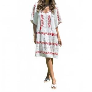 NEW ROSE AND ROSE holborn dress in white/red